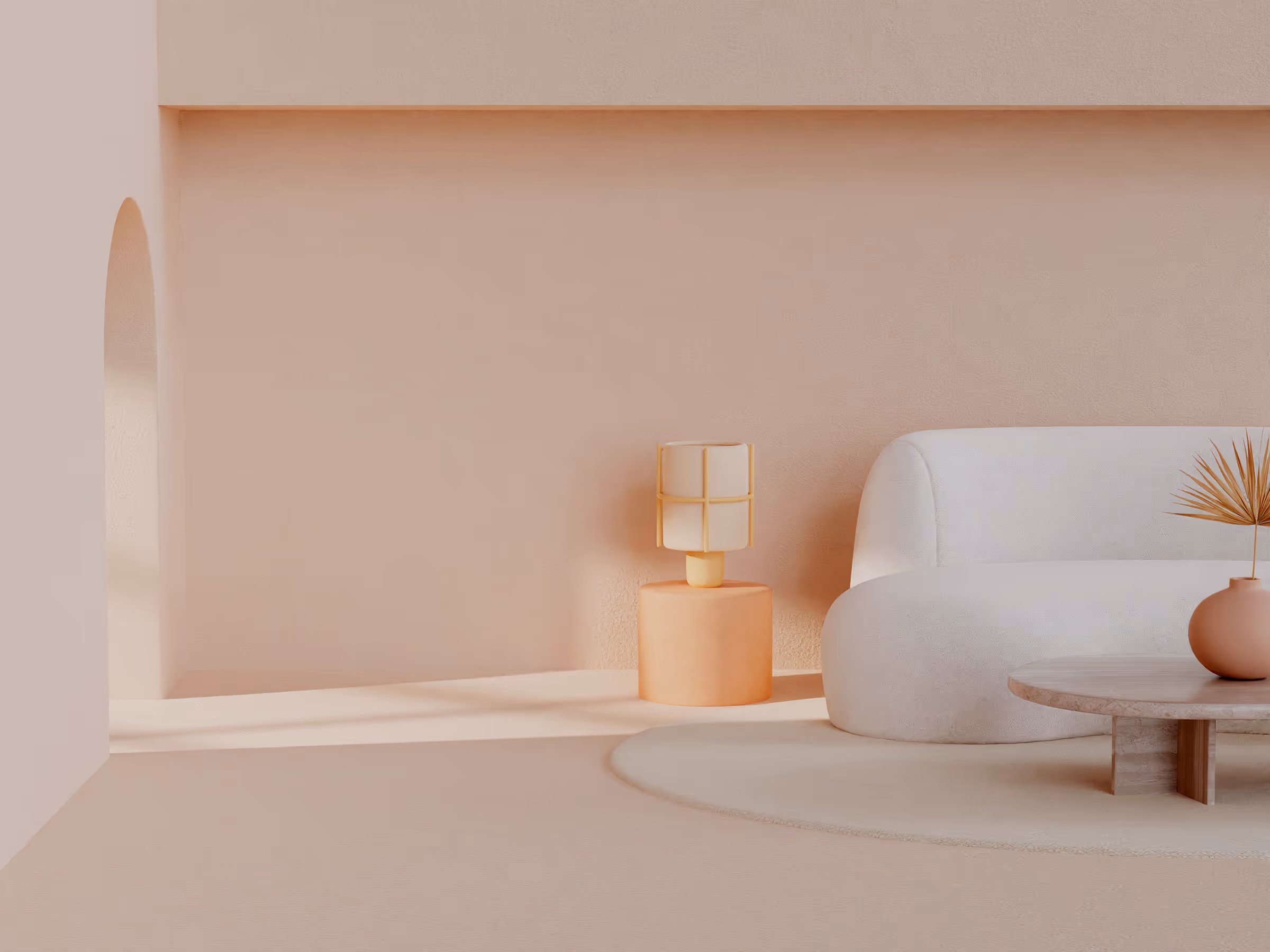 Ambiente acolhedor e minimalista da Camomile